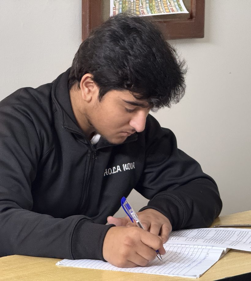 Student Doing Exam