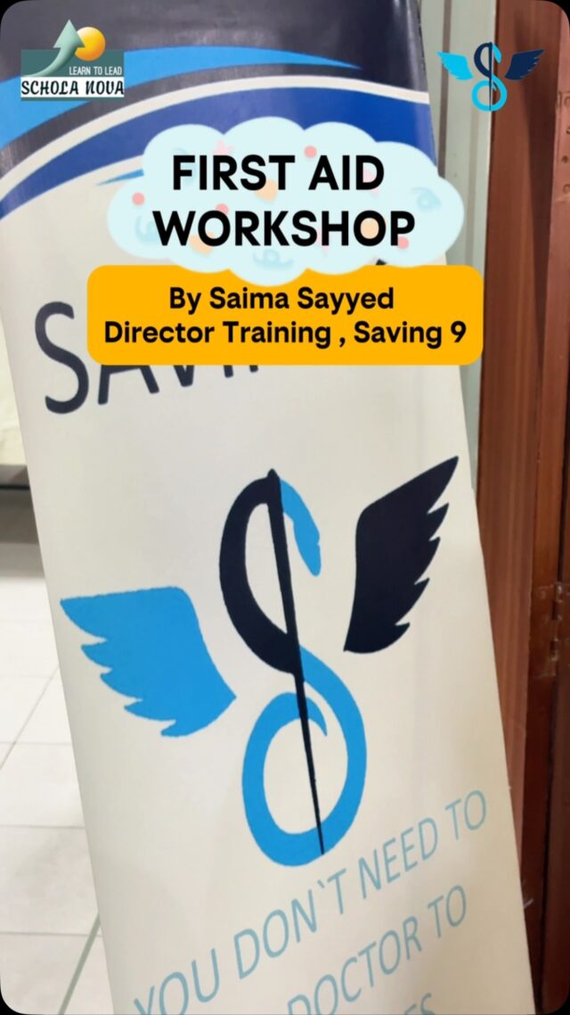 🚑 Because being prepared can make all the difference.At Schola Nova, we believe teachers should be prepared not only to educate, but also to respond when it matters most.Our teachers participated in a First Aid Training Workshop conducted by Miss Saima from Saving 9 Organisation, gaining practical knowledge and confidence to handle unexpected emergencies with calm and care.🩹 Learn the skills. Stay prepared. Make a difference.#ScholaNova #FirstAidTraining #Saving9 #TeacherTraining #SchoolSafety FirstAidWorkshop EmergencyPreparedness TeacherDevelopment SaferSchools LearningForLife