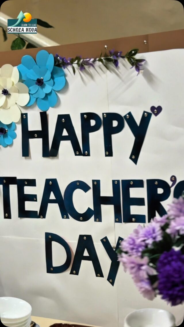 A TEACHER PLANTS THE SEEDS OF KNOWLEDGE THAT GROW FOR A LIFETIME. 🌱

To the teachers who inspire, guide, encourage, and believe in every student—

Happy Teachers’ Day 2026! 🍎📚

Thank you for shaping minds, building confidence, and making a difference every single day.

Schola Nova
Serving Since 1998